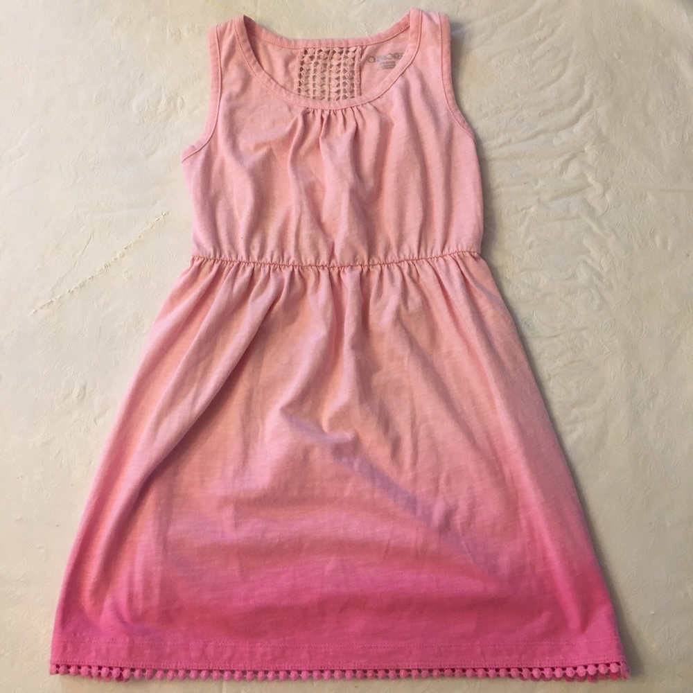Girls pink sleeveless dress size 6/6X